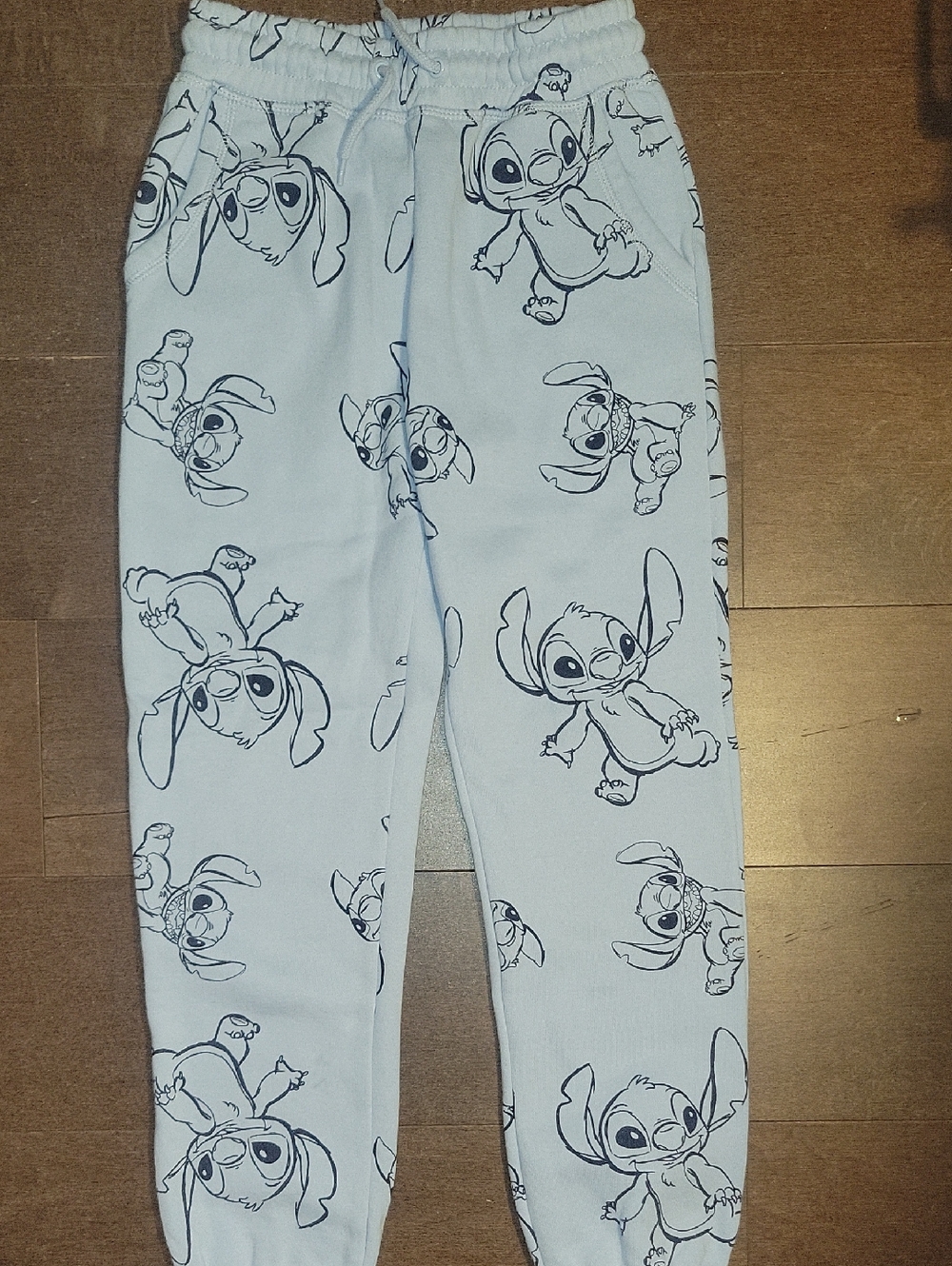 Primark Light Blue Stitch Kids Joggers